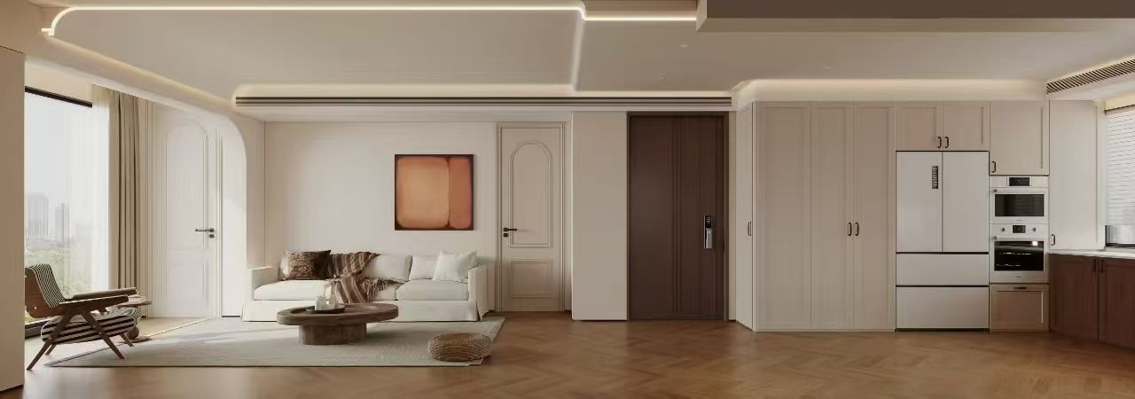 温暖通透的住宅客厅空间